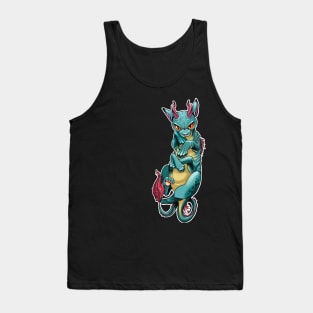 Demonic Cat Centipede Tank Top